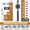 Pocket Door Slides for Cabinets, 2-Pack, 35.6 cm view 4