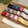 5-Yard Double-Sided Velvet Ribbon for DIY Crafts, Hair Accessories, Bows, Cakes, Bouquets, Clothing Packaging and Hat Trims, Beige, 40 mm view 2