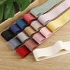 5-Yard Double-Sided Velvet Ribbon for DIY Crafts, Hair Accessories, Bows, Cakes, Bouquets, Clothing Packaging and Hat Trims, Beige, 40 mm view 3