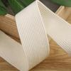 5-Yard Double-Sided Velvet Ribbon for DIY Crafts, Hair Accessories, Bows, Cakes, Bouquets, Clothing Packaging and Hat Trims, Beige, 40 mm view 4