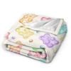 Zltegako Gummy Bear Throw Blanket, 320 g/m², Flannel Blanket for Women, Girls, Children, Boys and Men, Super Soft and Cozy, for Bed, Sofa, Couch and Gifting (Bears, 203.2 x view 3