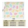 Zltegako Gummy Bear Throw Blanket, 320 g/m², Flannel Blanket for Women, Girls, Children, Boys and Men, Super Soft and Cozy, for Bed, Sofa, Couch and Gifting (Bears, 203.2 x view 4