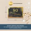 Birthday Bottle Labels, 2 Gold Happy Birthday Stickers, Self-Adhesive and Waterproof - RAHMEN-80 view 3