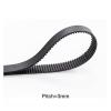 VTMTZVLVAD HTD 3M Closed-Loop Timing Belt for Models 303, 306, 309, 312 | Neoprene Rubber, Fiberglass Core | Various Widths Available (309 mm, 103 Teeth, 2 Pieces, 25 mm) view 4