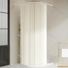 Haoyunll Foldable Waterproof Mold-Resistant Shower Curtain with Hooks, Beige, 180 x 200 cm view 1