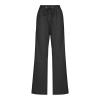 Women's Casual Solid Cotton-Linen Pants with Drawstring, S-5XL view 4