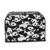 4-Slice Toaster Cover, Black and White Panda view 2