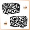 4-Slice Toaster Cover, Black and White Panda view 3