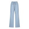 CSHE Women's Casual Cotton-Linen Pants with Drawstring, Straight Leg, S-5XL view 4