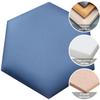 Wzmazingly 3D Padded Hexagon Wall Panels, 2/3/4-Pack, Self-Adhesive Headboard Cushions, Light Blue, 20 x 23 cm view 3