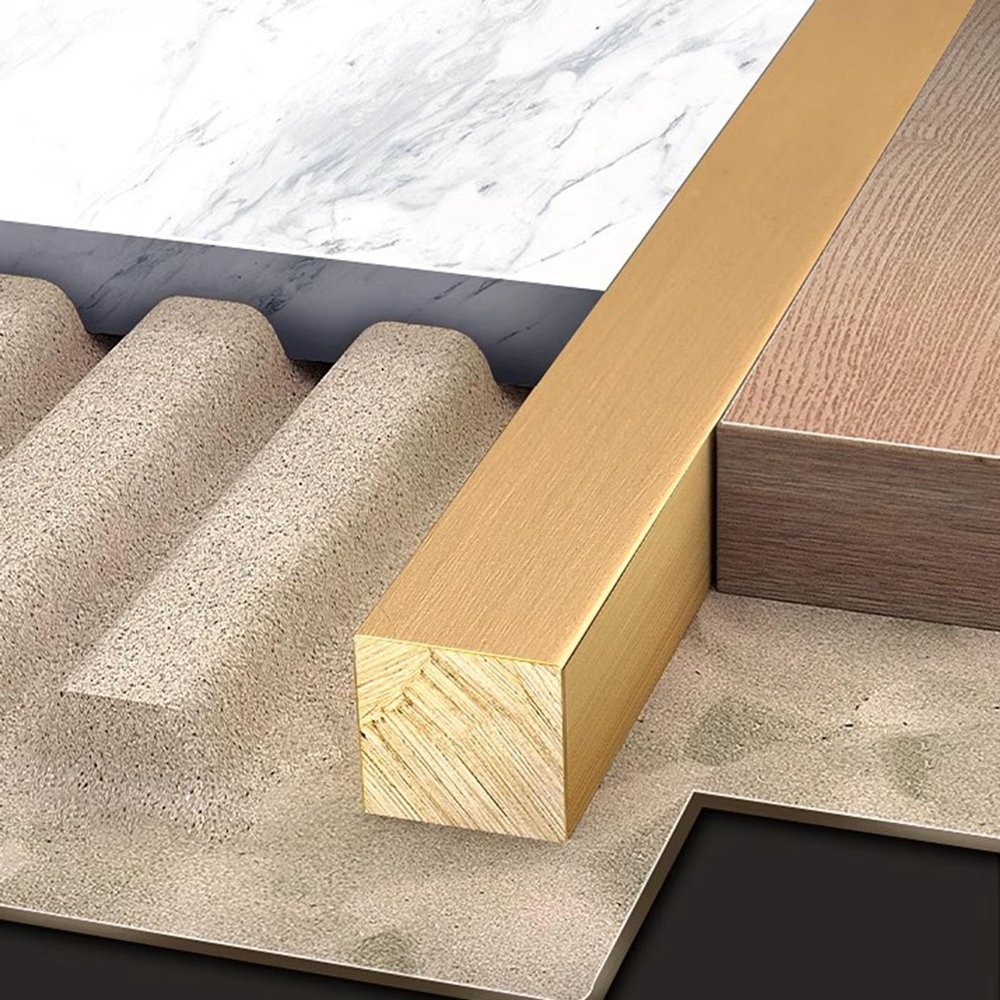 Blazea Solid Brass Transition Profile, 1.3 m