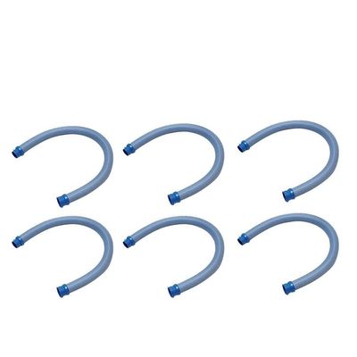 Fuhjythy 6-Piece Pool Vacuum Hose with Twist-Lock Connectors for Zodiac MX6/MX8