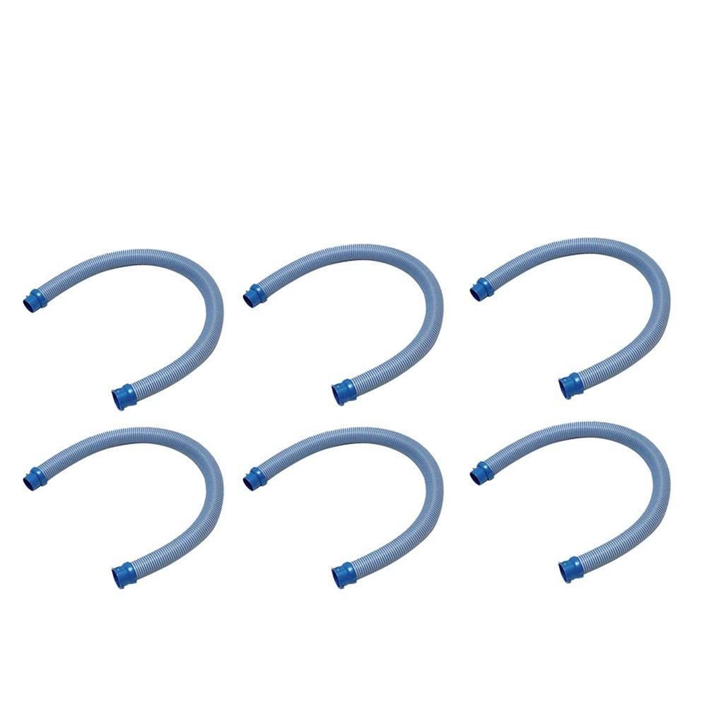 Fuhjythy 6-Piece Pool Vacuum Hose with Twist-Lock Connectors for Zodiac MX6/MX8