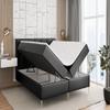 ALTDECOR CATOR-FZ Box Spring Bed with H3 Mattress, 180 x 200 cm, Black view 3