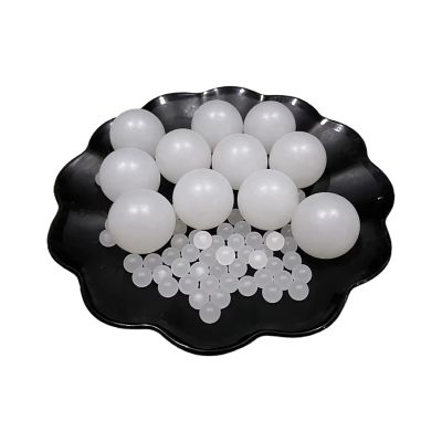 ZHGUIMING 1/10/50/100/200/500 pcs White Solid PP Balls, 2–50 mm, Smooth (50 pcs, 5 mm)