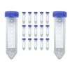Asyduey Scientific Conical Centrifuge Tubes 50 mL, Pack of 50, Plastic Screw-Cap Test Tubes view 1