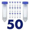 Asyduey Scientific Conical Centrifuge Tubes 50 mL, Pack of 50, Plastic Screw-Cap Test Tubes view 3