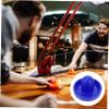 EXAOMBLE Air Hockey Paddles, ABS Plastic, Ergonomic Design, Replacement Set for Air Hockey Table, Blue view 3