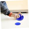 EXAOMBLE Air Hockey Paddles, ABS Plastic, Ergonomic Design, Replacement Set for Air Hockey Table, Blue view 4