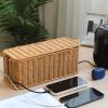 Cable Management Box, Charging Station Basket, Desk Wire Organizer view 2