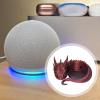 Dragon Stand for Echo Dot 4th/5th Generation, 20.5 x 19.1 x 9.4 cm, 3D-Printed Smart Speaker Holder view 3