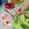 Mini Sewing Kit - Small DIY Sewing Set - Gift for Women, Mothers, Travelers, Adults, Beginners view 3