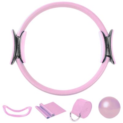 Pilates Ring and Ball Set for Home Workouts and Yoga