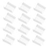 20-Pack Transparent L-Shaped Acrylic Table Sign Holders view 1