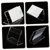 20-Pack Transparent L-Shaped Acrylic Table Sign Holders view 3