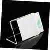 20-Pack Transparent L-Shaped Acrylic Table Sign Holders view 4