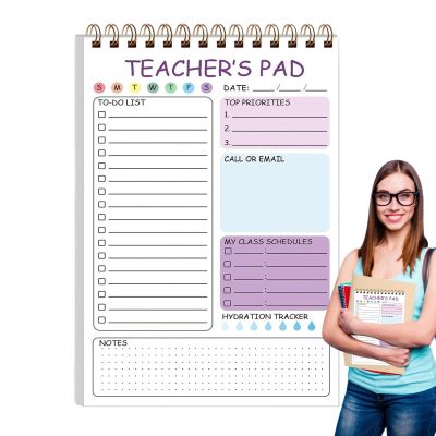 Teacher To-Do List Notepad, 50 Sheets, 180 g