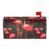 Magnetic Mailbox Cover with Red Mushrooms view 2