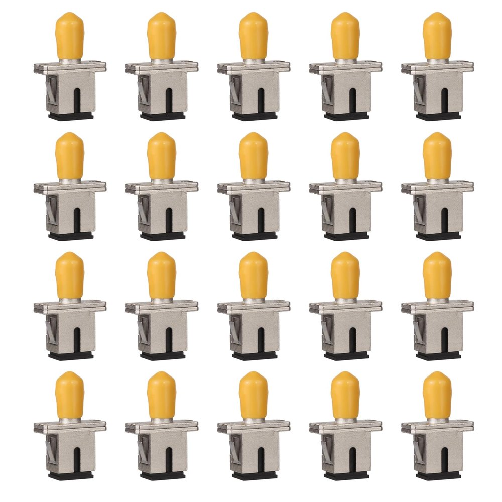 fyboptwu 20-Pack SC to ST Singlemode Simplex Fiber Optic Adapters