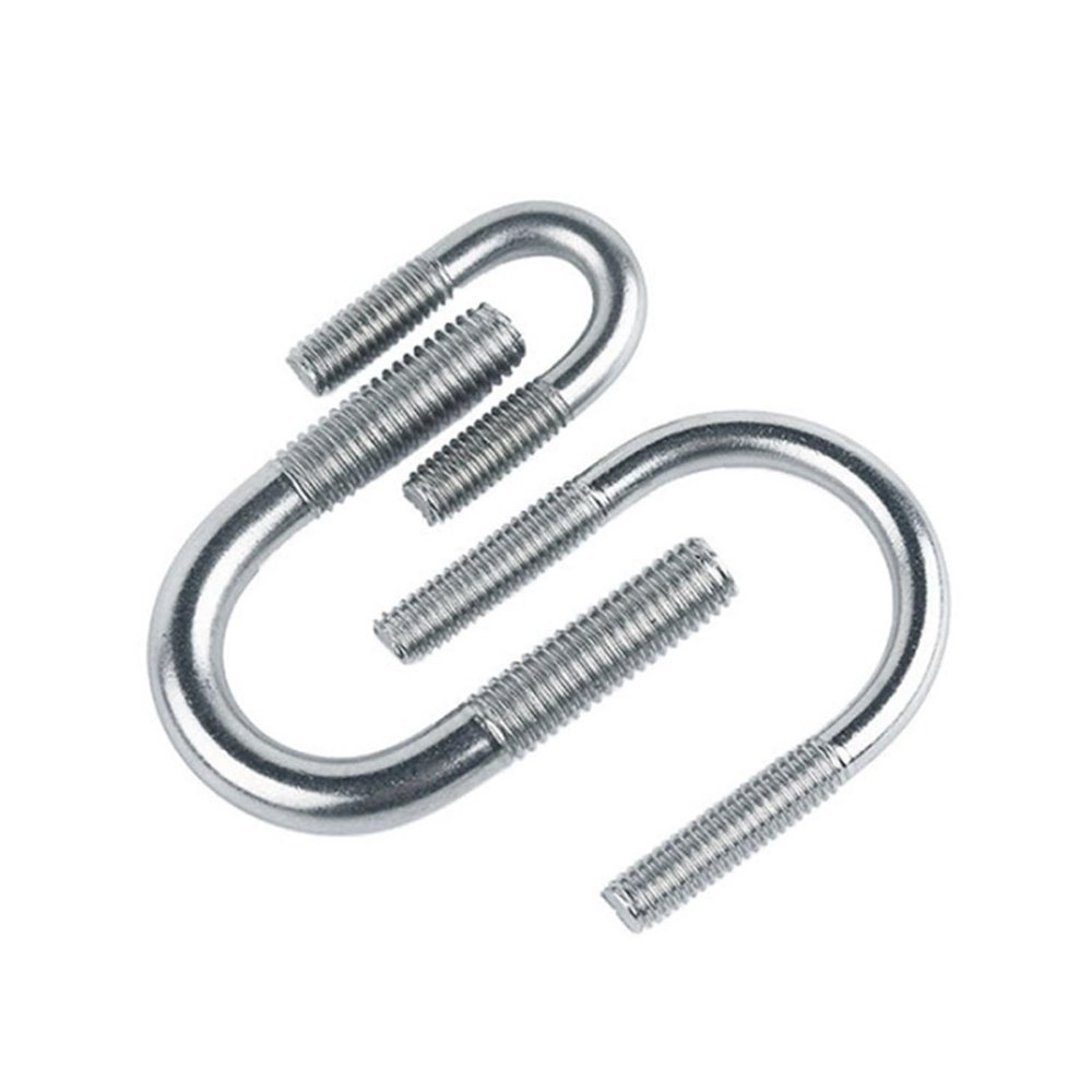 CLENEA 304 Stainless Steel U-Bolt, M8, 1 Piece (M8 × 48 mm)