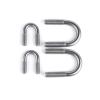 CLENEA 304 Stainless Steel U-Bolt, M8, 1 Piece (M8 × 48 mm) view 3