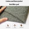 Mattress Gap Filler, Bed Gap Bridge, Light Gray, 5 x 5 x 150 cm view 3