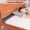 Mattress Gap Filler, Bed Gap Bridge, Light Gray, 5 x 5 x 150 cm view 4