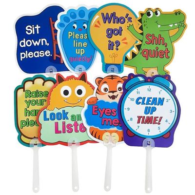 Fituenly 8-Piece Manage Your Class Sign Paddles
