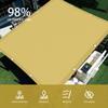 Custom-Size Sun Shade Sail 250 x 400 cm, Waterproof, 98% UV Protection, Cream view 3