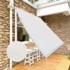 Custom-Size Sun Shade Sail 250 x 400 cm, Waterproof, 98% UV Protection, Cream view 4