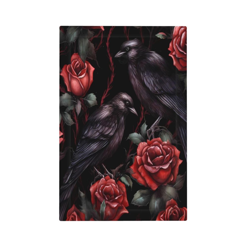 Mexpekil Light Switch Cover, Halloween Rose Crumb, 1-Gang, Single Blank Wall Plate