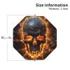 Shattering of Skull Leather Coasters, Set of 6 view 2