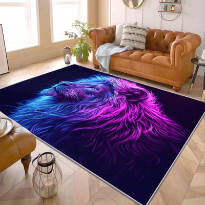 PaxGloz Lion Head Rug, 120 x 180 cm