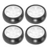 Asyduey 4-Piece Hard Plastic Drift Wheels for 1/28 RC Cars, Mini-Z/Mini-Q/Mini-D Upgrade Parts view 1