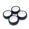 Asyduey 4-Piece Hard Plastic Drift Wheels for 1/28 RC Cars, Mini-Z/Mini-Q/Mini-D Upgrade Parts view 3