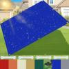 AMXFS Shade Sail with Grommets, 95% Shade, 1 m x 3.5 m, Blue view 1
