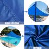 AMXFS Shade Sail with Grommets, 95% Shade, 1 m x 3.5 m, Blue view 3