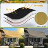AMXFS Shade Sail with Grommets, 95% Shade, 1 m x 3.5 m, Blue view 4