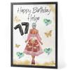 Papierschmiede Money Gift for 77th Birthday | Framed “77 Years” Print | Gift for Women, Girls and Best Friends | Born in 1948 view 1