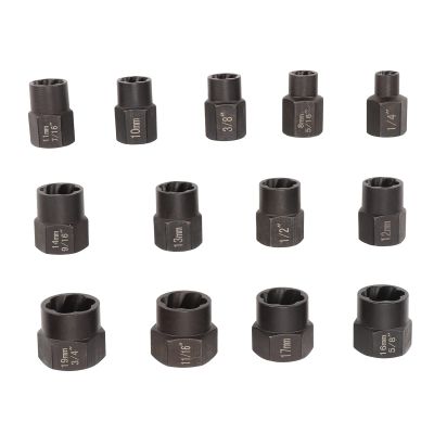RPJFCPCS 13-Piece Stud Extractor Set, Molybdenum Steel
